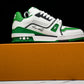 Louis Vuittоп Trainer Low Western 'White Green'