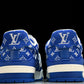 Louis Vuittоп Trainer Low 'Blue Monogram Textile'