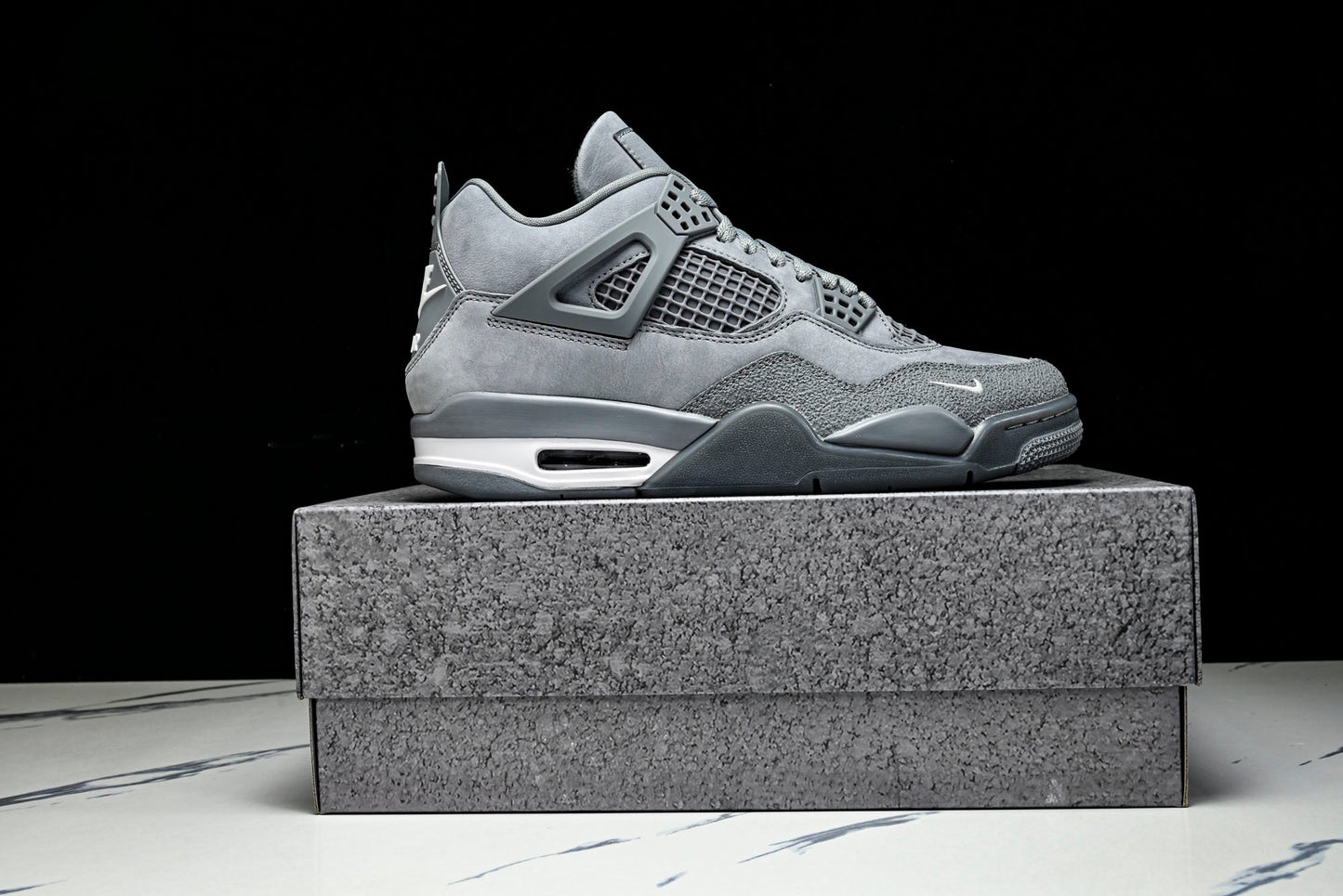 Nigel Sylvester x AJ4 Retro OG Brick by Brick 'Grey' (Unreleased)