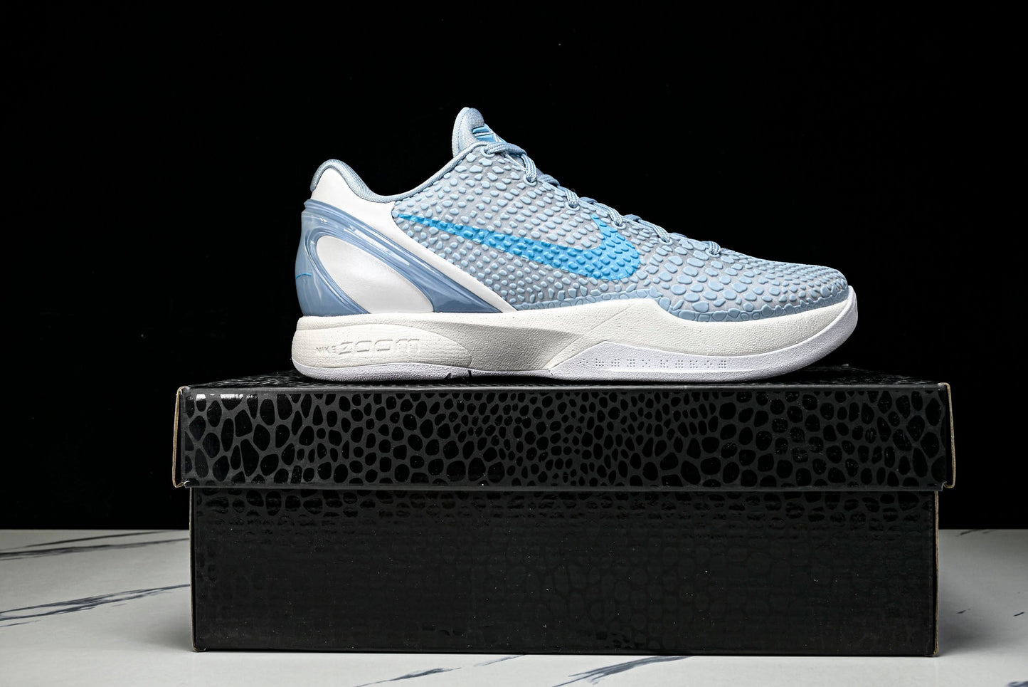 Kobe 6 Protro x Caitlin Clark 'Light Armory Blue'