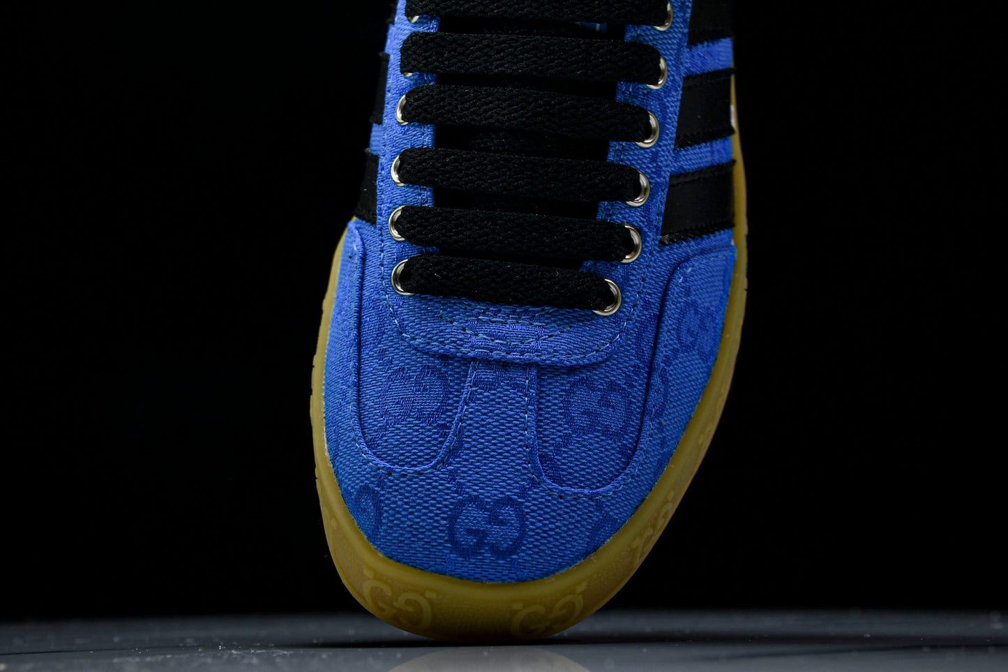 Guссi x Gazelle 'Blue GG Monogram'