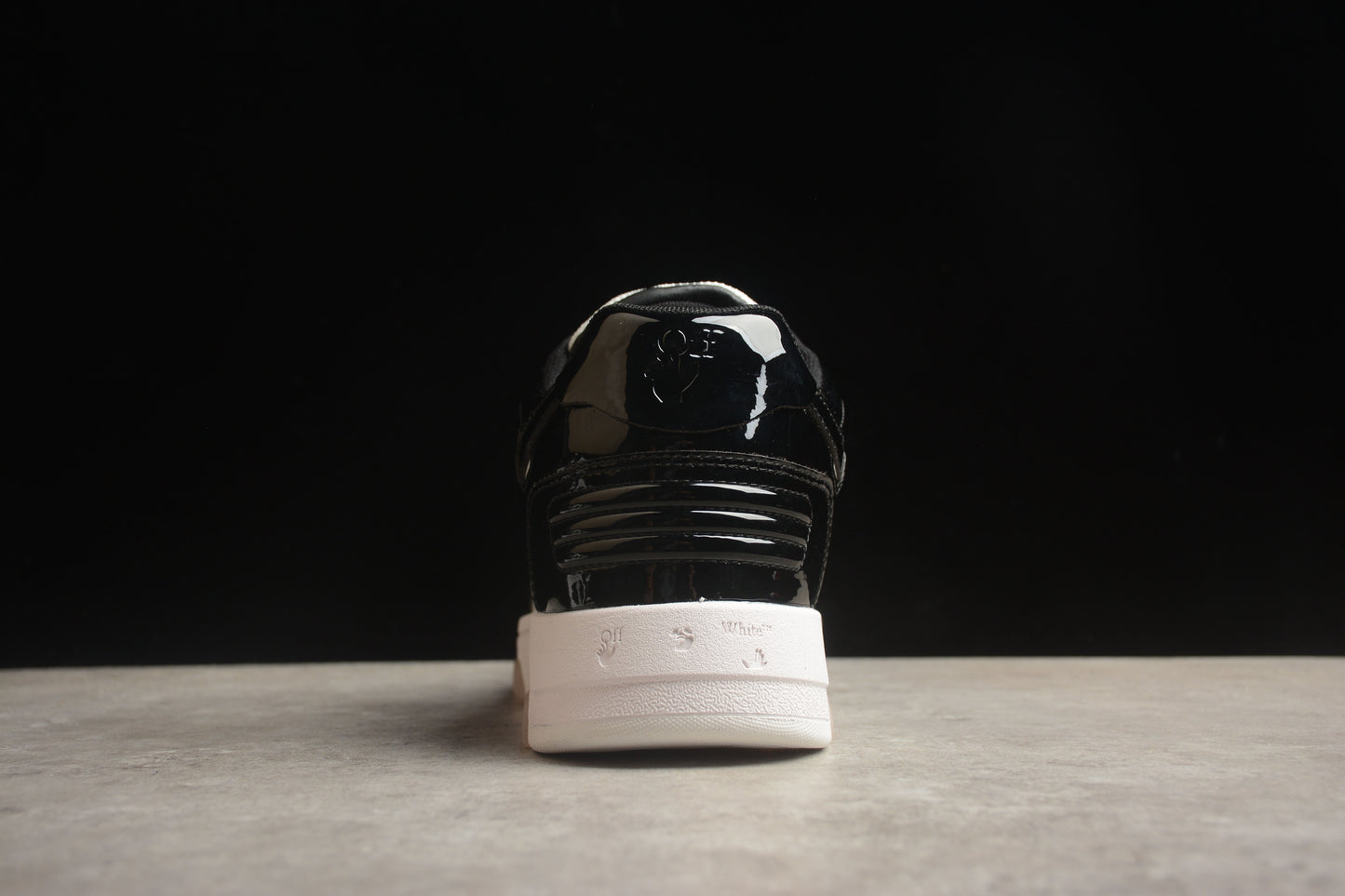 Off-White Out Of Office OOO Low Top 'Patent Black White'