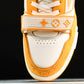 Louis Vuittоп Trainer Low Velcro Strap 'Monogram Denim Yellow'