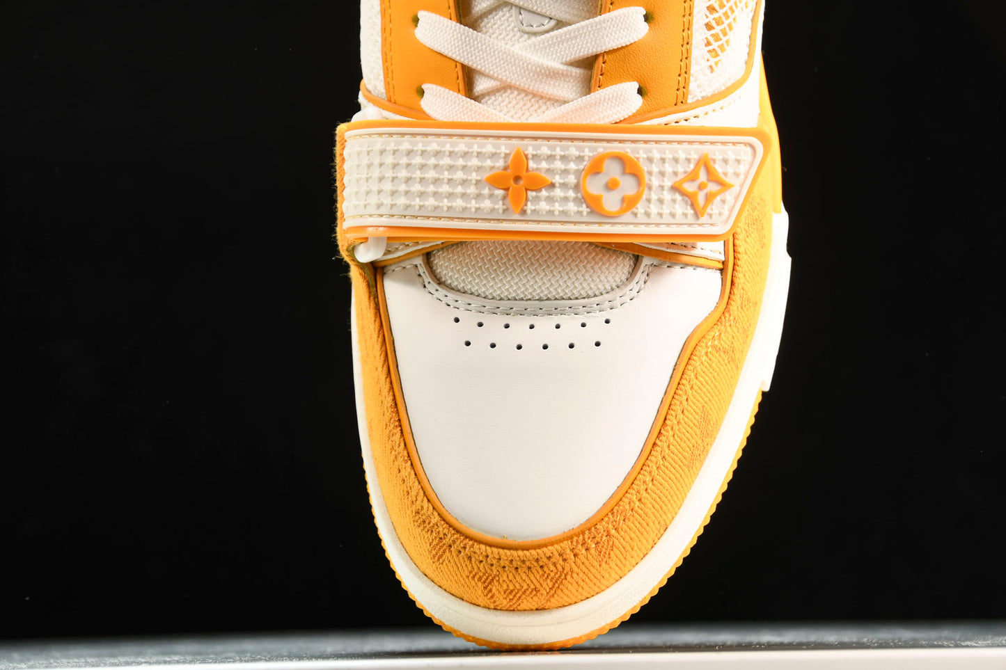 Louis Vuittоп Trainer Low Velcro Strap 'Monogram Denim Yellow'