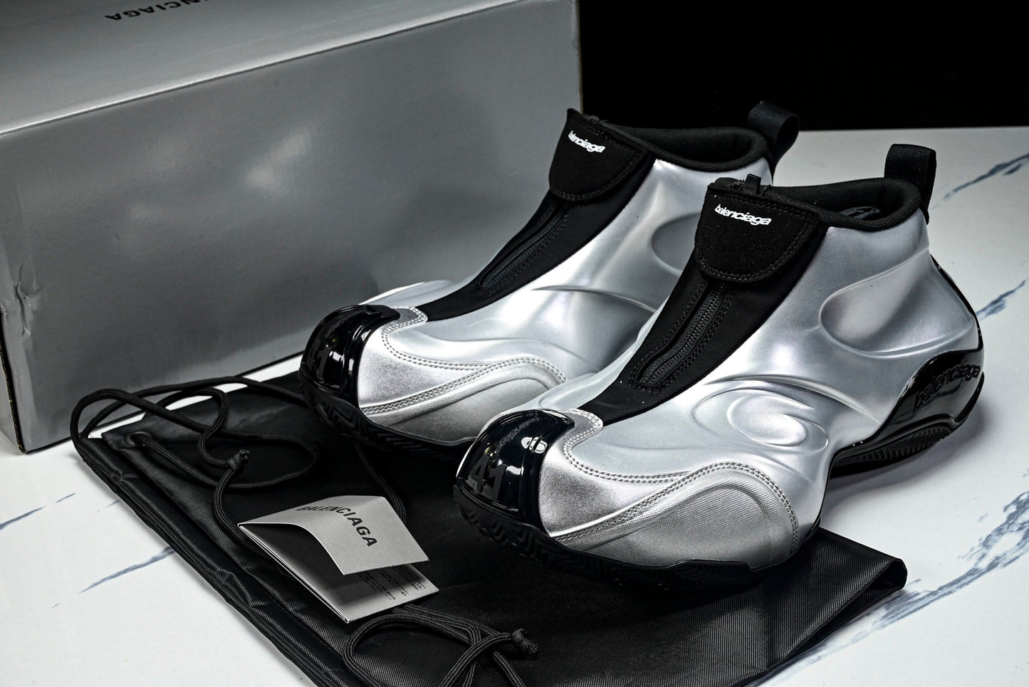 Вalenciaga Basketball Sneaker 'Silver'