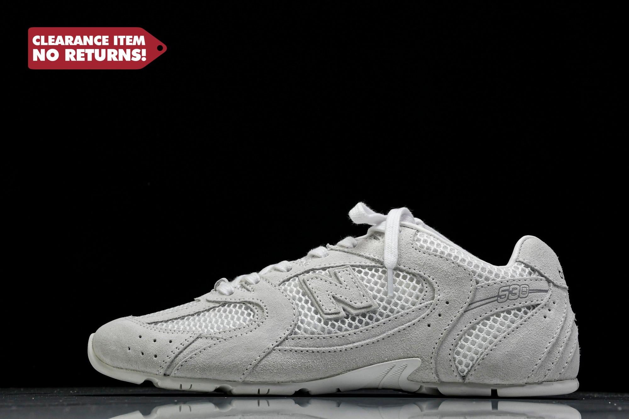 NB 530 x Miu Miu 'White' - UK 6 / US 7.5 (W 9) / EU 39
