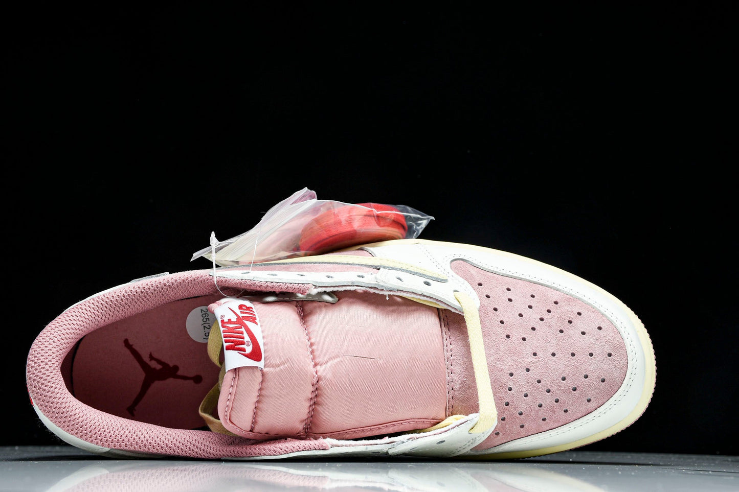 Travis Scott AJ1 Retro Low OG 'Shy Pink' - UK 8 / US 9 / EU 42.5