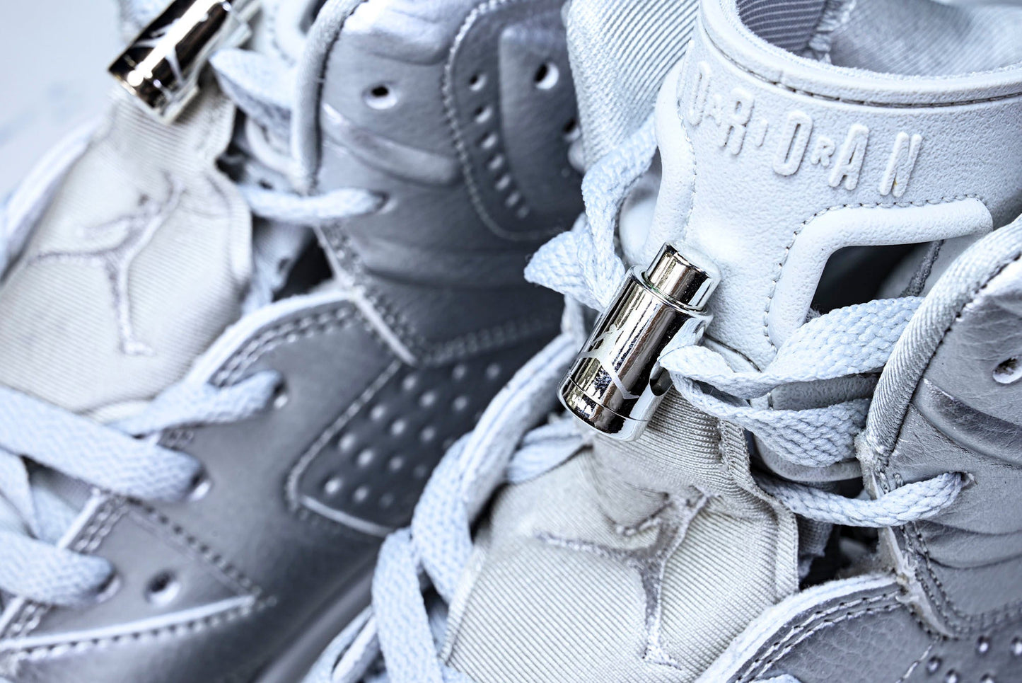 AJ6 Retro x PSG 'Metallic Silver'