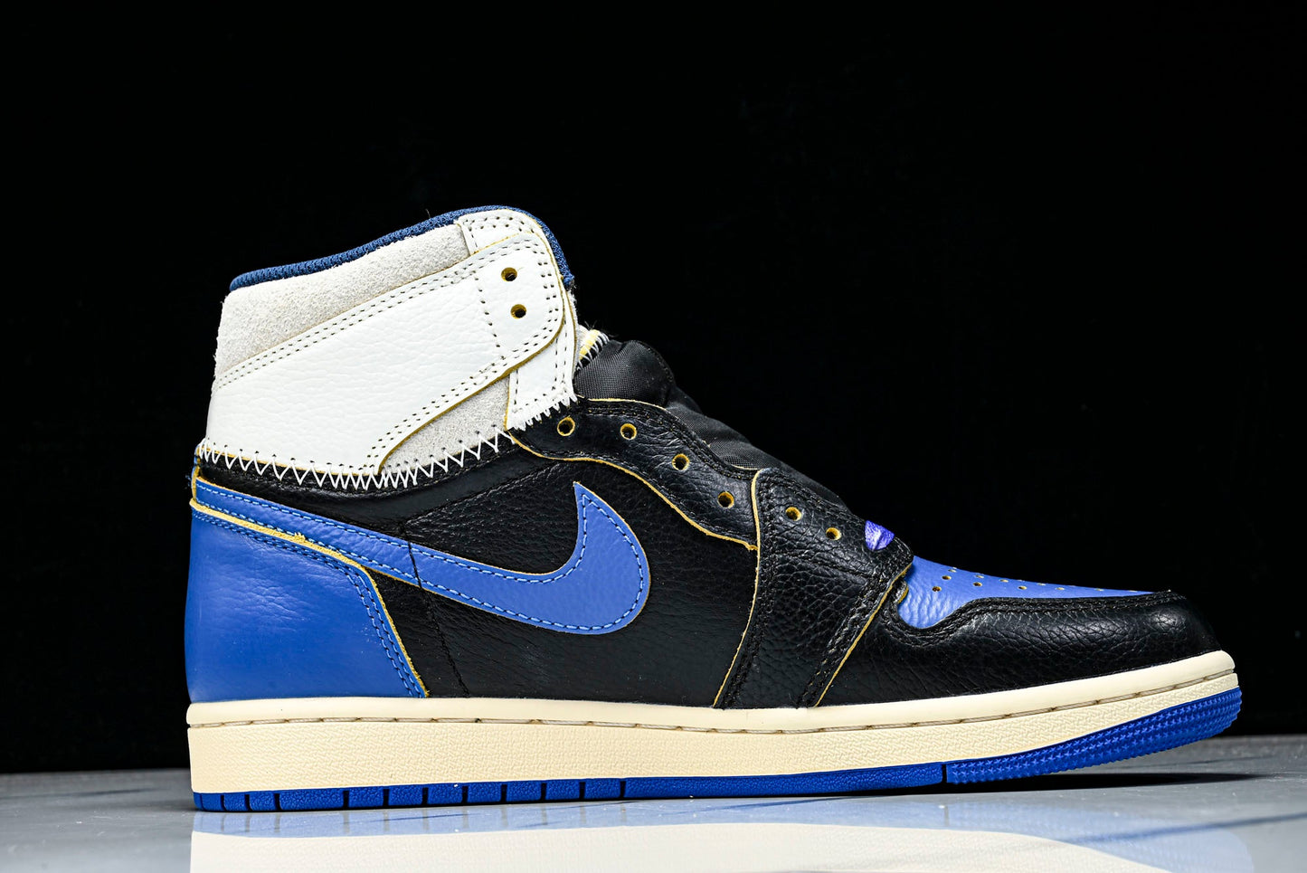 Union LA x Fragment x AJ1 Retro High 'Black Sport Royal'