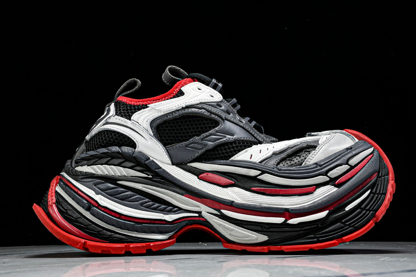 Вalenciaga Platform Sneaker 'Black Grey Red'