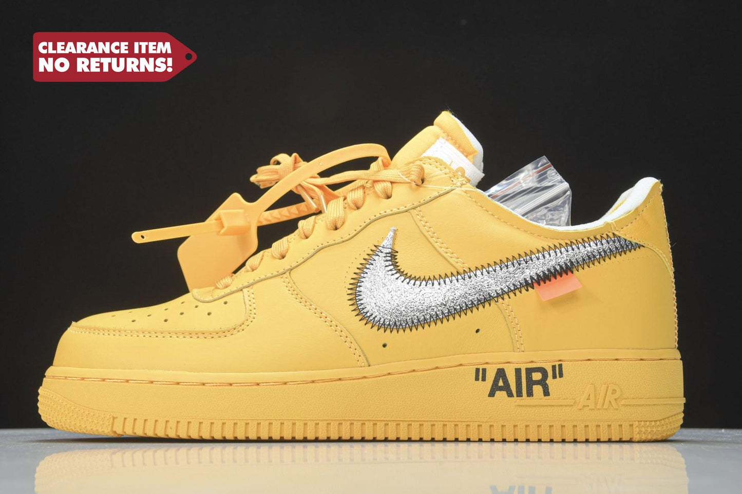 Off-White AF1 ‘University Gold’ - UK W 3 (M 3.5) / US W 5.5 (M 4) / EU 36