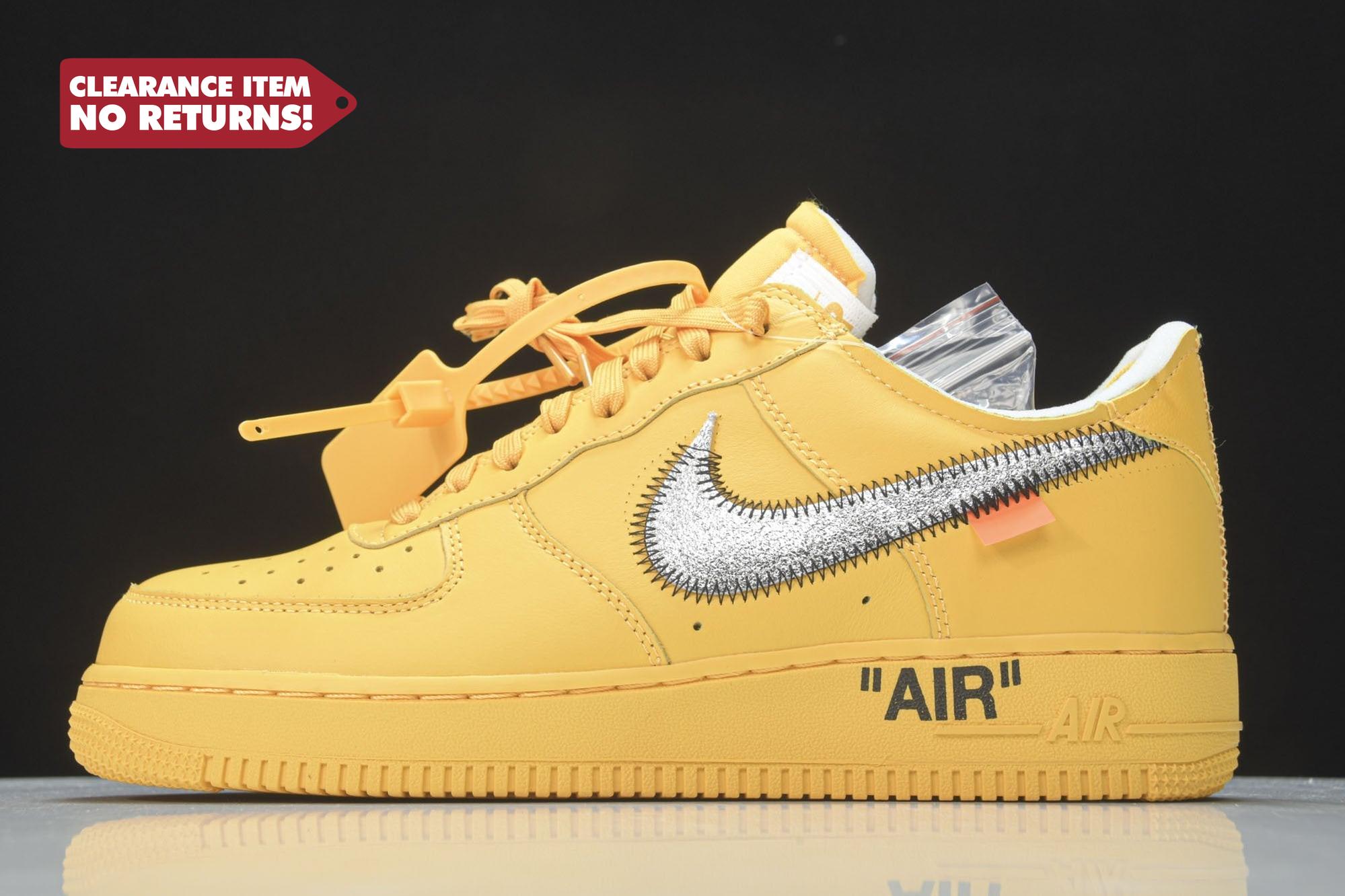Off-White AF1 ‘University Gold’ - UK W 3 (M 3.5) / US W 5.5 (M 4) / EU 36