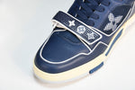 Louis Vuittоп Trainer Low Velcro Strap 'Navy Mesh'