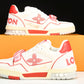 Louis Vuittоп Trainer Low Velcro Strap 'Red Mesh'