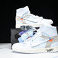 Off-White x Virgil Abloh Archive AJ1 Retro High 'Alaska'