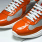Prada America's Cup Sneaker 'Orange Silver'