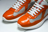 Prada America's Cup Sneaker 'Orange Silver'