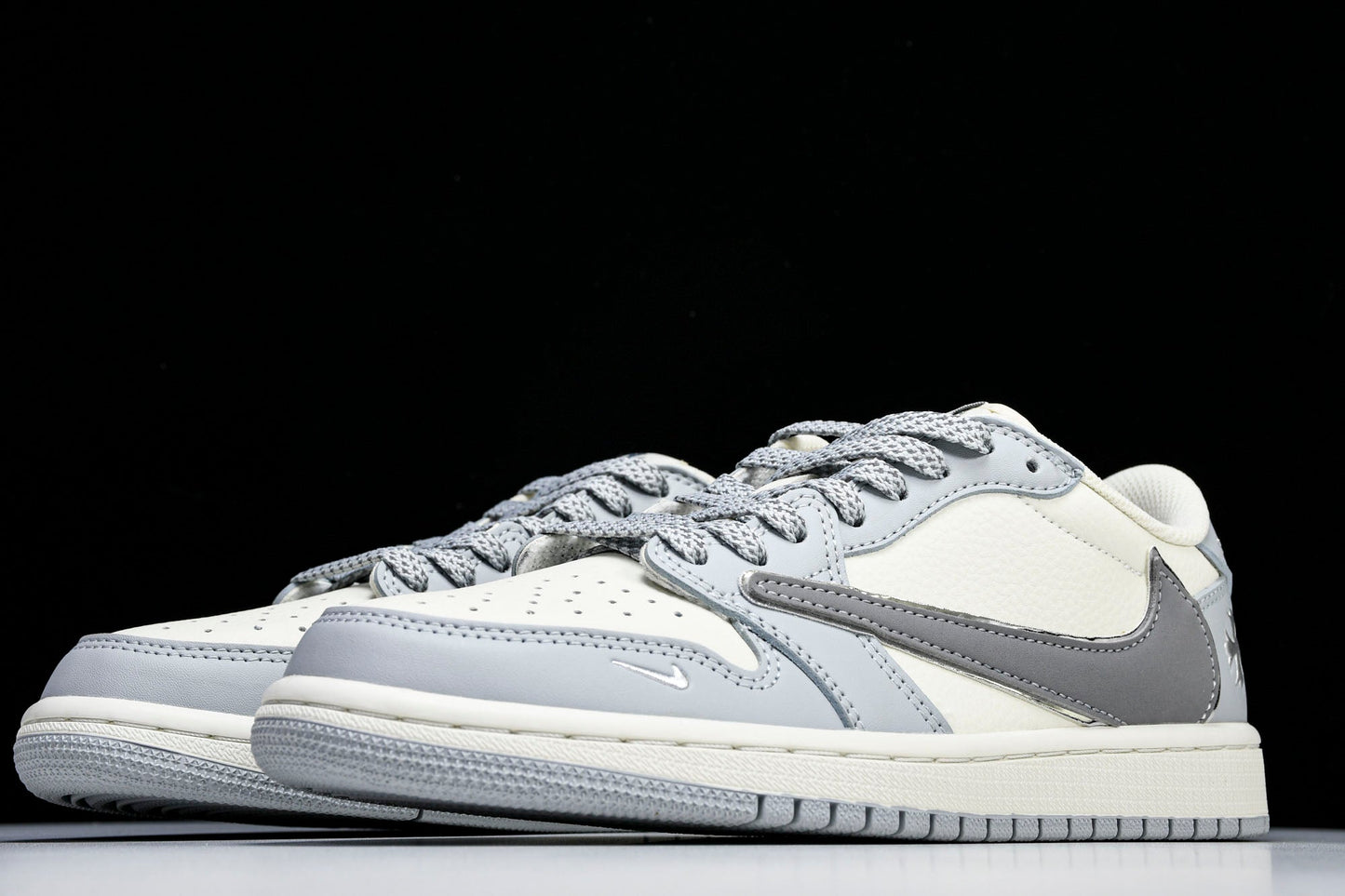 Travis Scott AJ1 Retro Low x Chrome Hearts (Custom) - UK 9 / US 10 / EU 44
