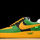 Louis Vuittоп x AF1 by Virgil Abloh 'Yellow Green'