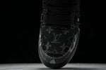 Louis Vuittоп Trainer Low 'Black Denim Monogram Textile'