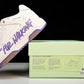Off-White Out Of Office OOO Low Top "For Walking" - White Lilac