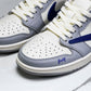 Travis Scott AJ1 Low x BAPE 'Blue Grey White' (Custom)
