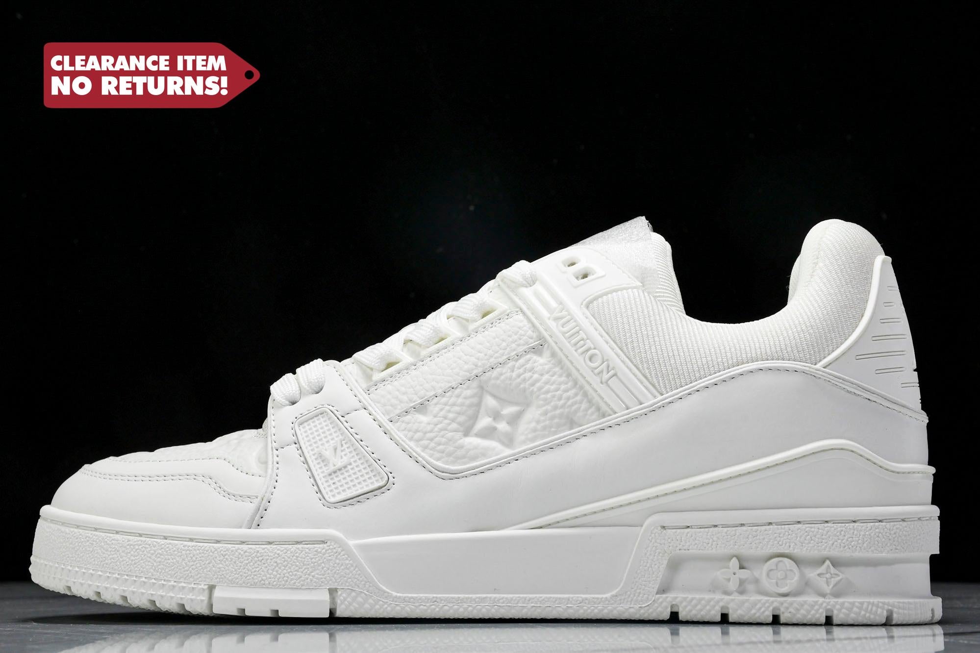 Louis Vuittоп Trainer Low 'White Embossed' - UK 8 / US 9 / EU 42