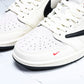 Travis Scott AJ1 Low x Supreme 'Black White' (Custom)