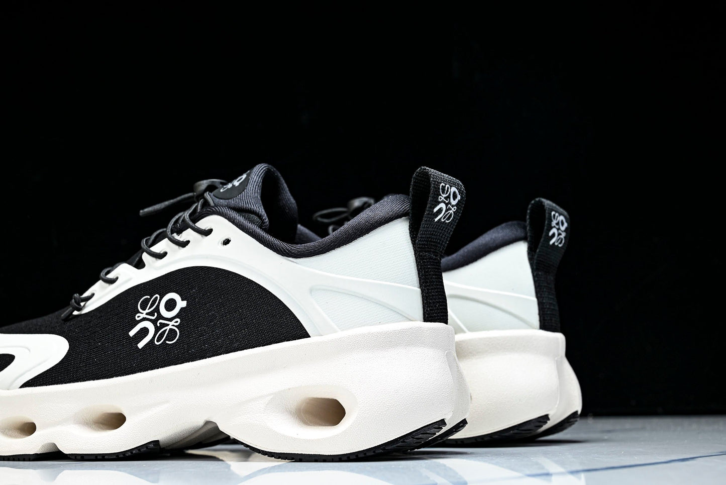 LOEWE × ON Cloudsolo 'White Black'