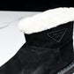 Prada Suede Booties 'Black'