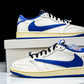Travis Scott AJ1 Retro Low OG x Fragment ‘Sail Military Blue’