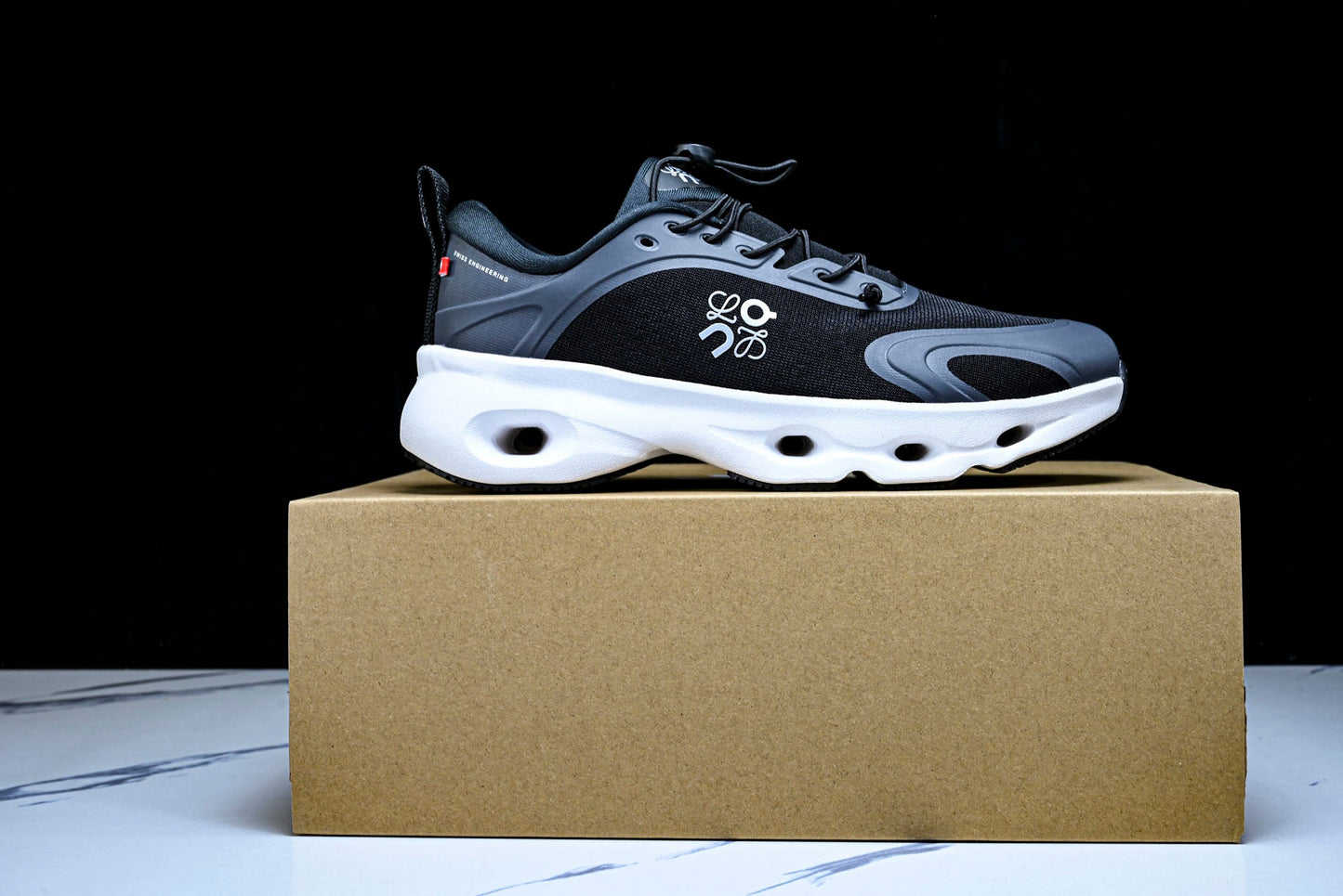 LOEWE × ON Cloudsolo 'Black White'