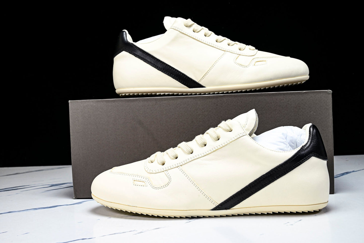 Rick Owens Minimal Sneaks 'Milk'