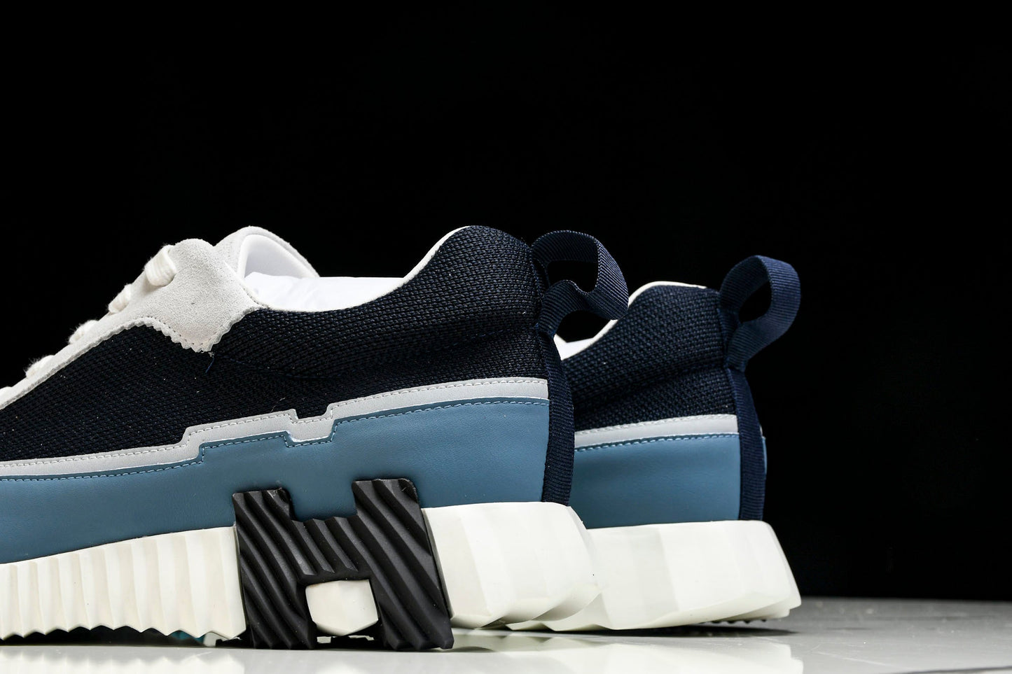 Нermès Bouncing Sneaker Panelled 'Marine Bleu Blanc'