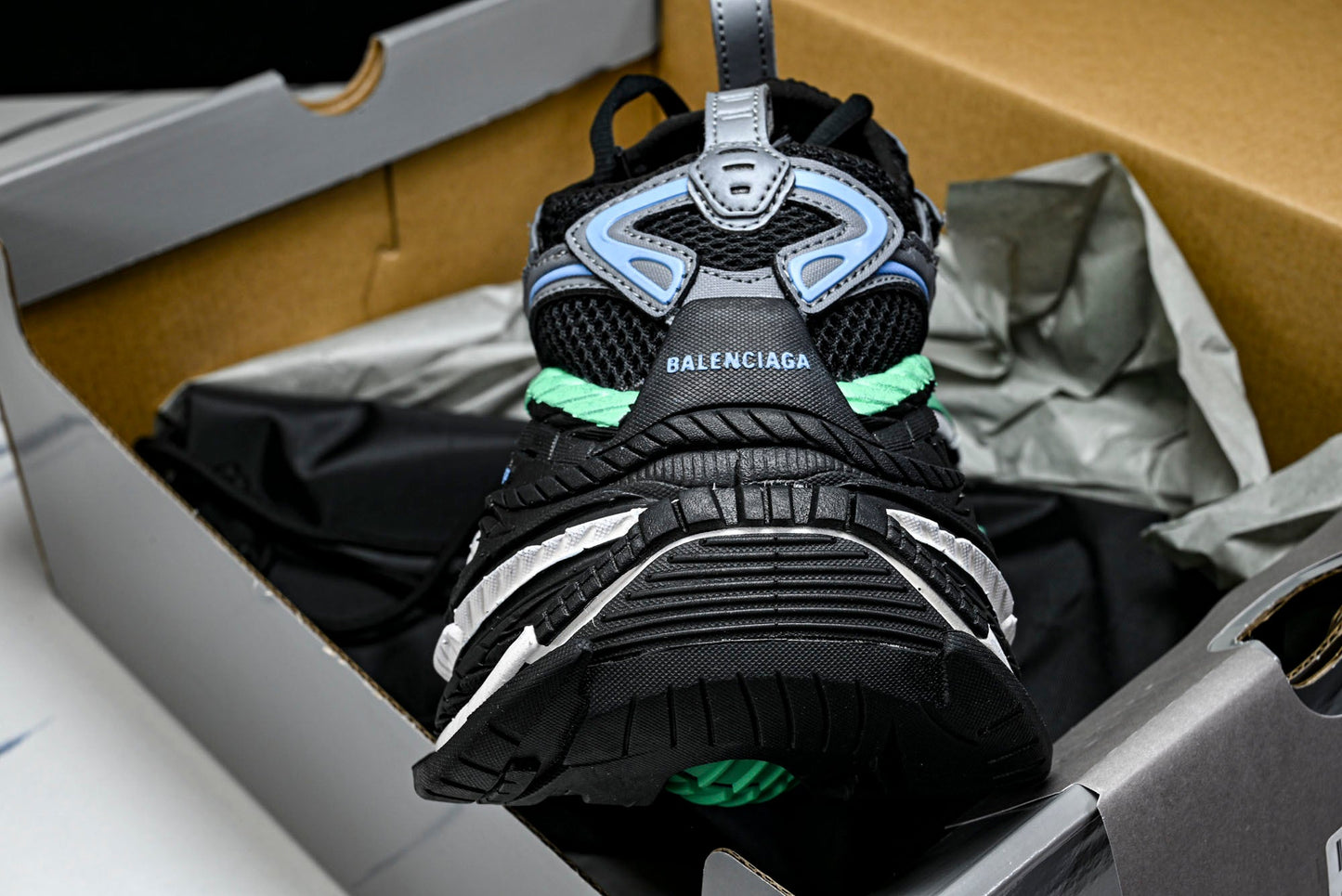 Вalenciaga Platform Sneaker 'Black Green Grey'