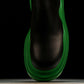 Вottega Veneta Tire Ankle Chelsea Boots 'Black Green'
