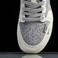 Travis Scott AJ1 Low x Stussy 'Grey White Red' (Custom)