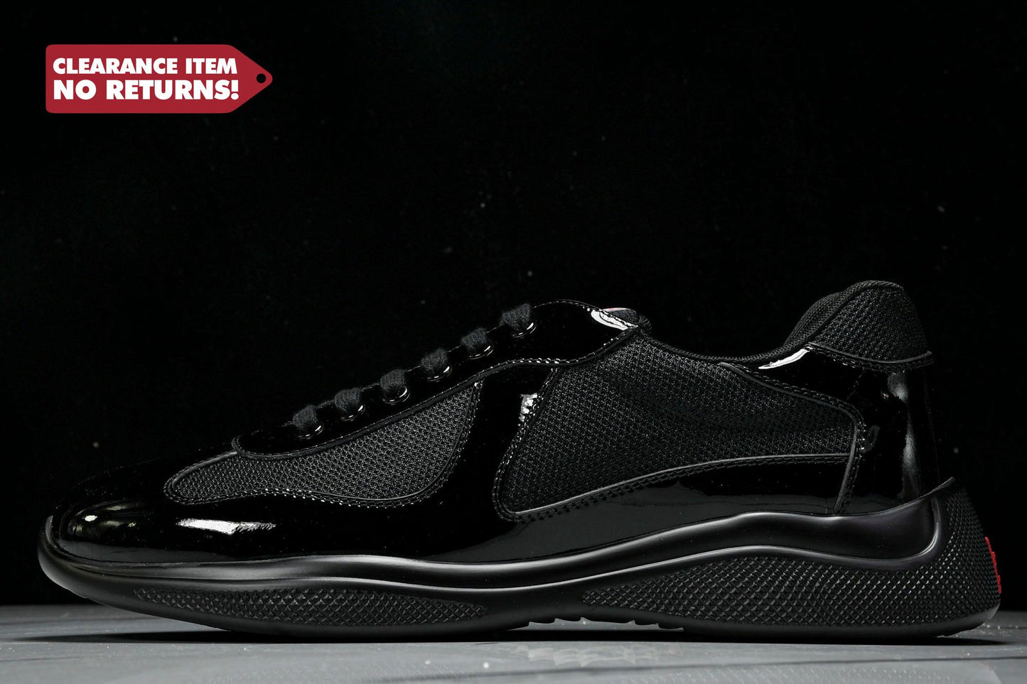 Prada America's Cup Sneaker 'Black' - UK 5 / US 6  / EU 39