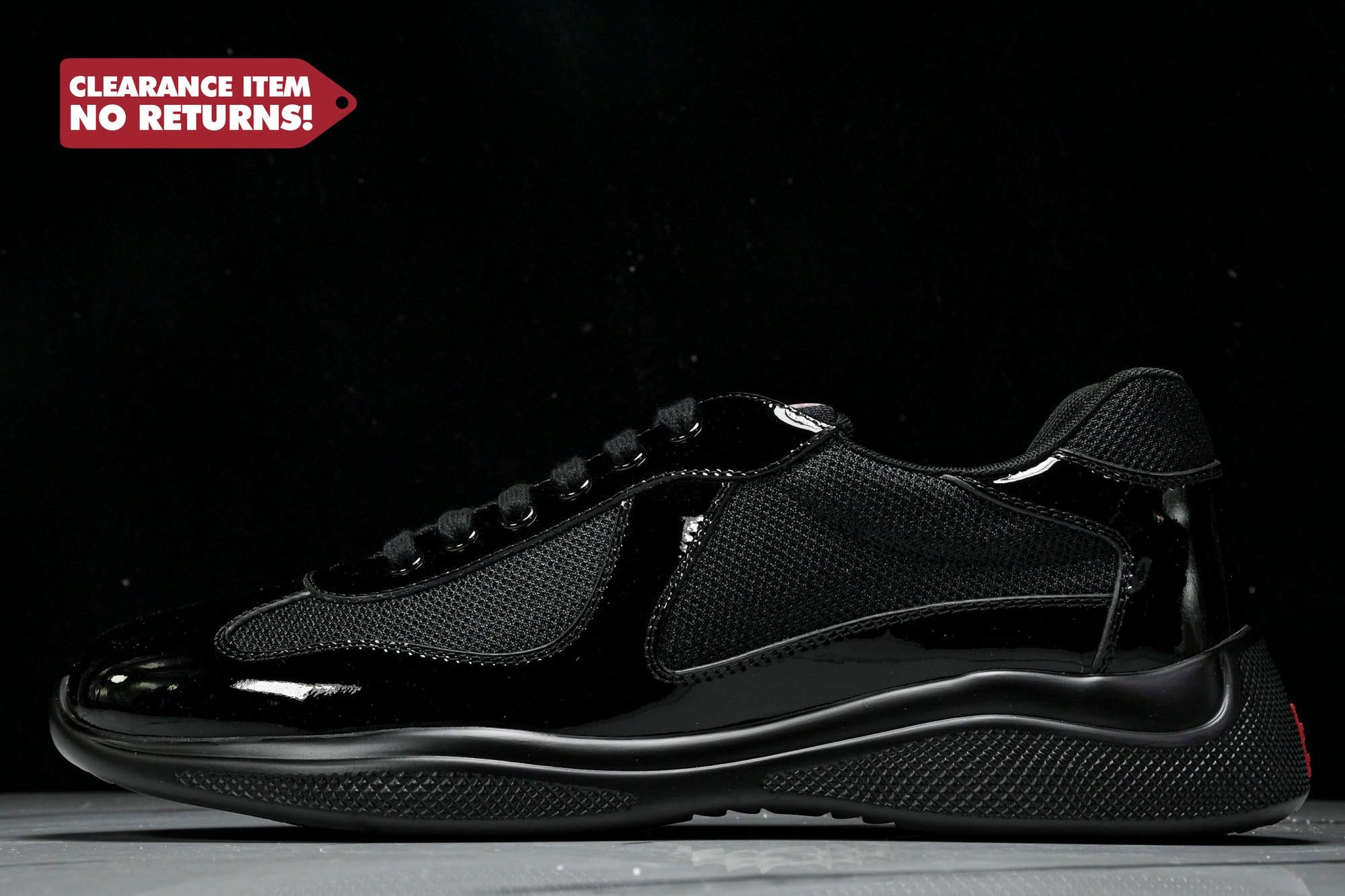 Prada America's Cup Sneaker 'Black' - UK 5 / US 6  / EU 39