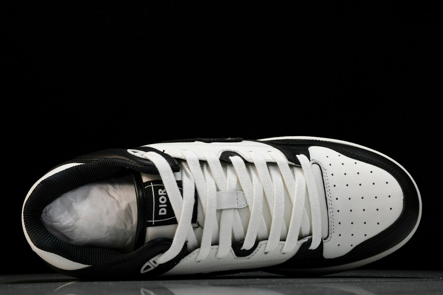 D1or B57 Mid-Top "Black White'