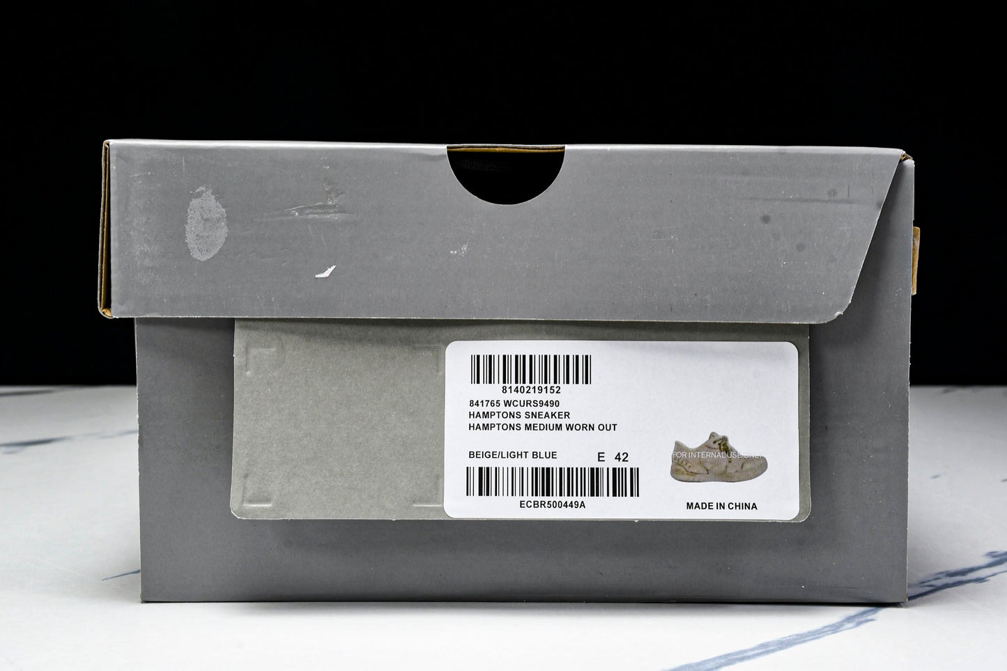Вalenciaga Hamptons Worn-Out Sneaker 'Beige'