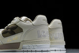 Louis Vuittоп Trainer Low Velcro Strap 'Brown White'