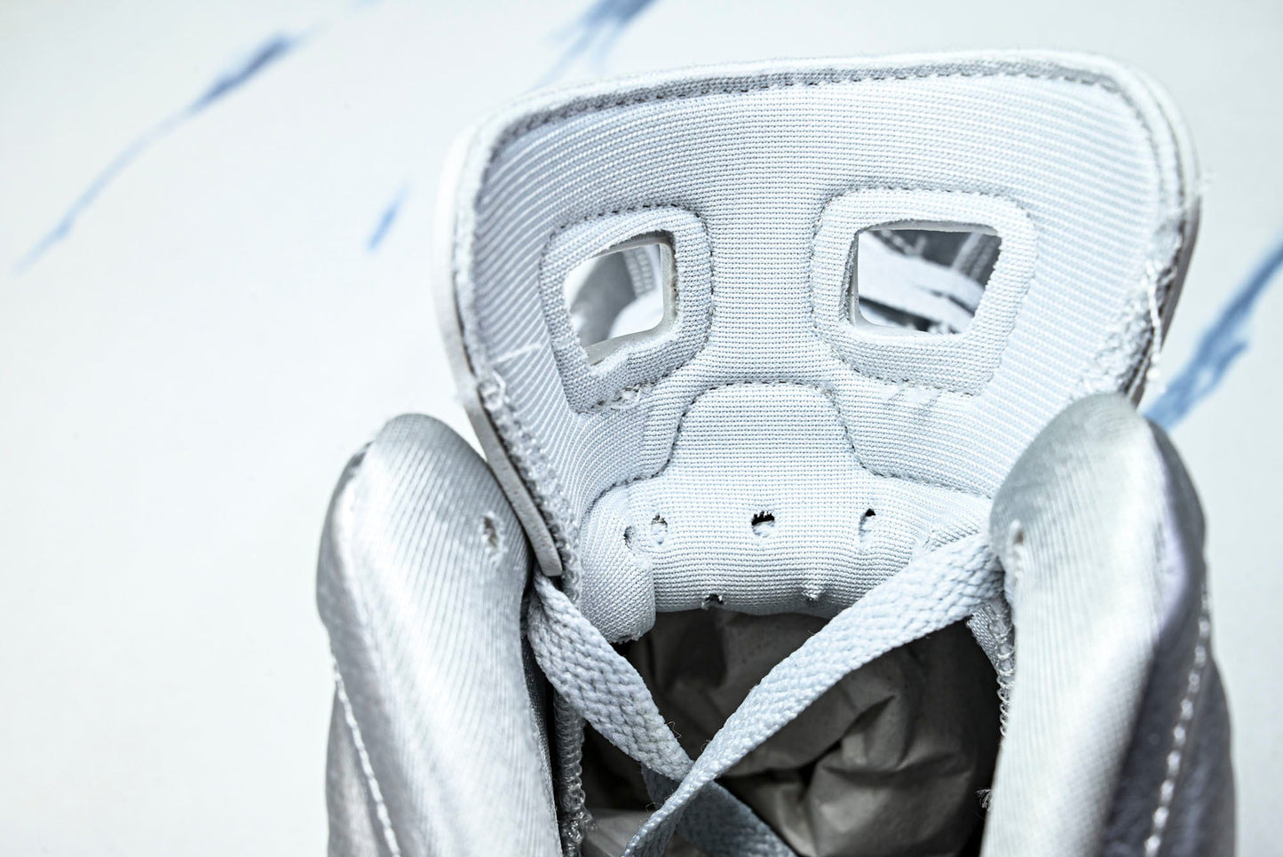 AJ6 Retro x PSG 'Metallic Silver'