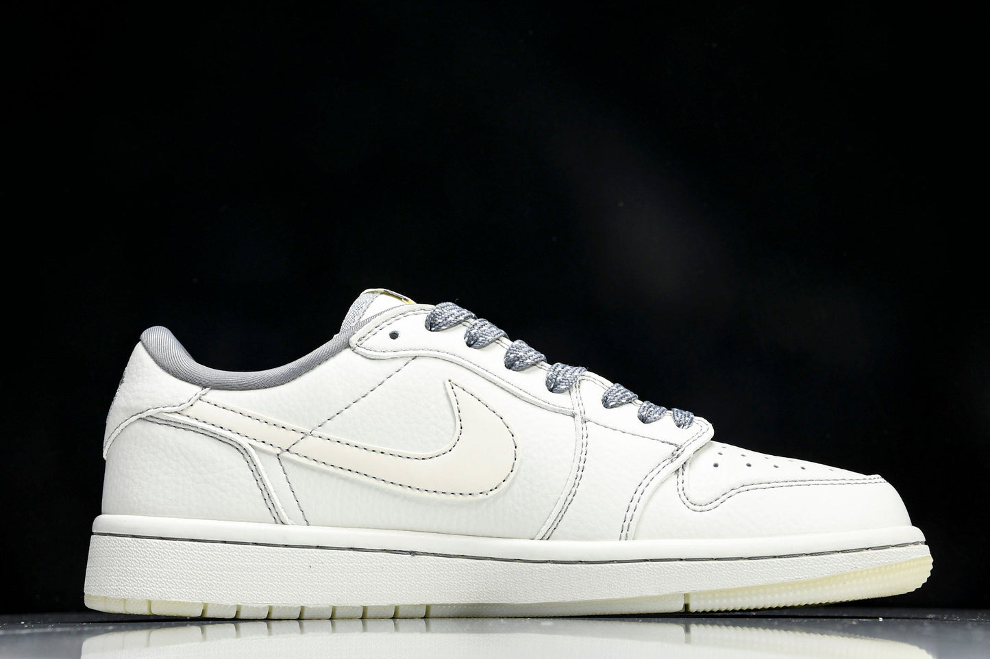 Travis Scott AJ1 Low x Supreme 'White Grey 3.0' (Custom)
