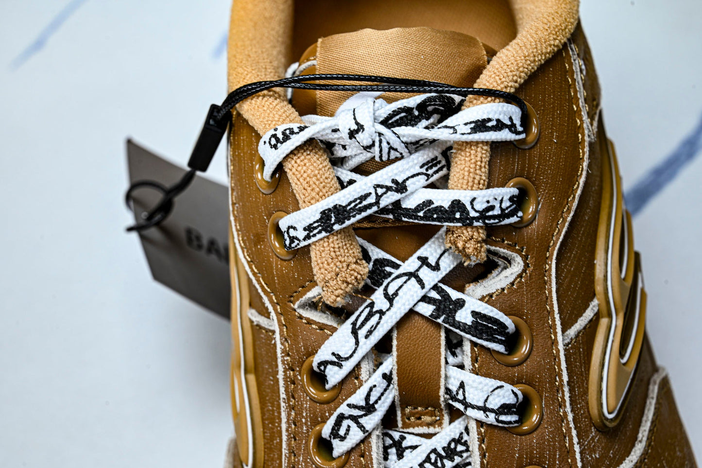 Вalenciaga Hamptons Worn-Out Sneaker 'Camel Brown'