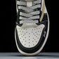 Travis Scott AJ1 Low x BAPE 'Beige Black White' (Custom)