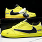 Travis Scott AJ1 Low x Supreme 'Yellow Black' (Custom)