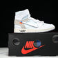 Off-White x Virgil Abloh Archive AJ1 Retro High 'Alaska'