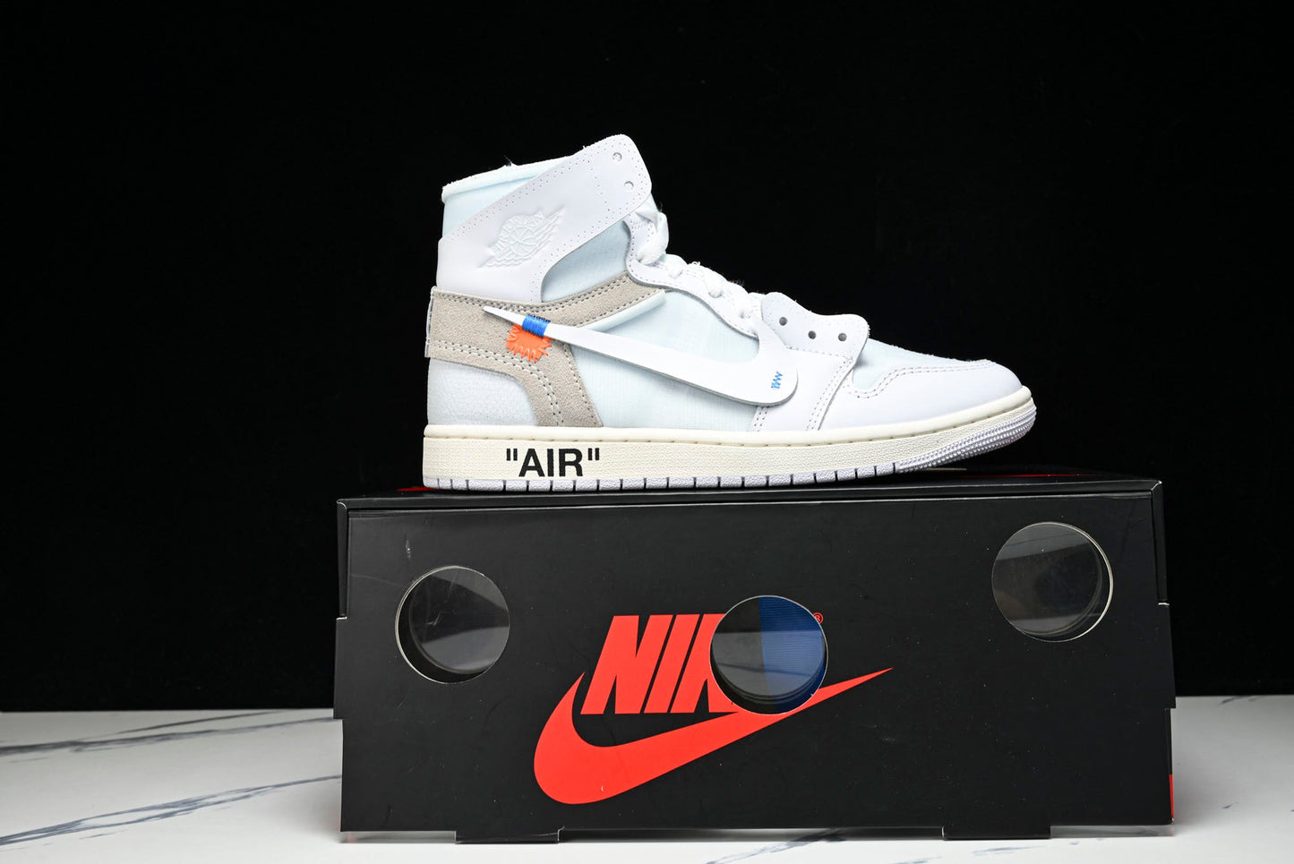 Off-White x Virgil Abloh Archive AJ1 Retro High 'Alaska'