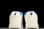 Off-White Out Of Office OOO Low Top "For Walking" - White Blue